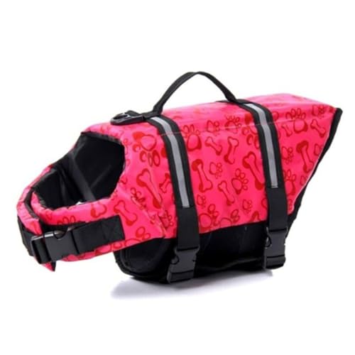Livmorx 水泳トレーニング用品 犬用緊急服 犬用ライフジャケット 速乾性 愛犬の安全を守る 小型犬・中型犬・大型犬専用 (ピンク,XS:推奨体重:2.5〜4kg)