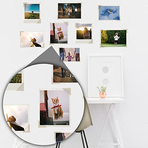 Esquinas de fotos autoadhesivas para personalizar tus cuadernos de manualidades con 20 hojas 6