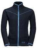 Leicht Jack Wolfskin Kinder Sandpiper Jacket Kids Fleecejacke, Night Blue, 140