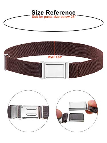 SATINIOR Kids Adjustable Magnetic Belt Elastic Stretch Belt with Easy Magnetic Buckle for Boys Girls3