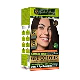 Indus Valley Organic Gel Hair Color Dark Brown 3.0, No Ammonia No Peroxide Hair Dye for Women & Men, Up to 100% Grey Coverage in 35 Minutes, 8 Herbs & Oils, Vegan Kit for 4 Applications