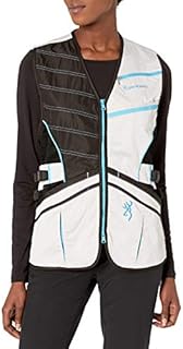 Browning, Women's Trapper Creek Mesh Shooting Vest, Sage/Tan/Pink, X-Large, Right Hand