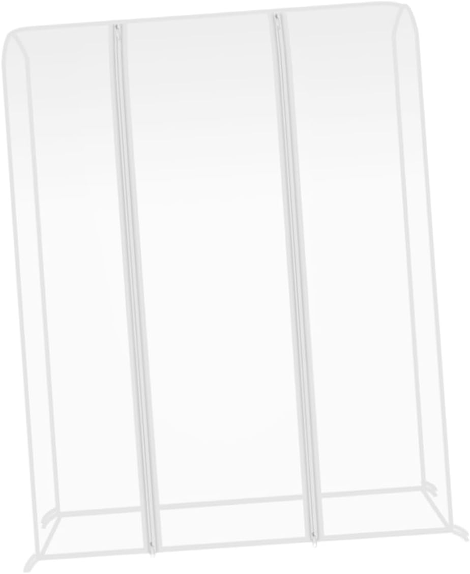 Levemolo Dust Cover Hanger Garment Rack Cover Full Coverage Clothing Rack Protectors for Bedroom Balcony