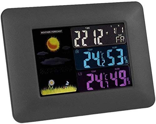 Multifunzione: la stazione meteo wireless mostra la temperatura esterna interna (□ / ° F), umidità (RH%), max e min, record di temperatura / umidità, tempo commutabile 12 / 24h, calendario, sveglia, temperatura accurata e umidità ricordando i cambiamenti inIl tempo, e puoi vestirti di conseguenza prima di uscire, pianificare la giornata con fiducia.