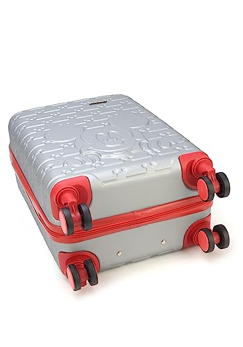 Mala de Viagem Infantil Mickey Mouse Licenciada - MF10405MY (Prata)