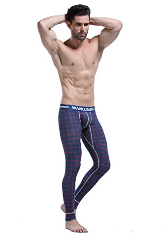 ARCITON Men's Low Rise Leggings Long Johns Thermal Pant US L/with Tag XL(Waist: 35"- 37") 5005CKU Plaid
