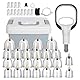 Schröpfgläser mit Vakuumpumpe, Cupping set 24 Stück Schröpfsets für Massage Rücken und Schmerzlinderung, Schröpfgläser Gesicht und für den ganzen Körper, Schröpfgläser Silikon für Zuhause