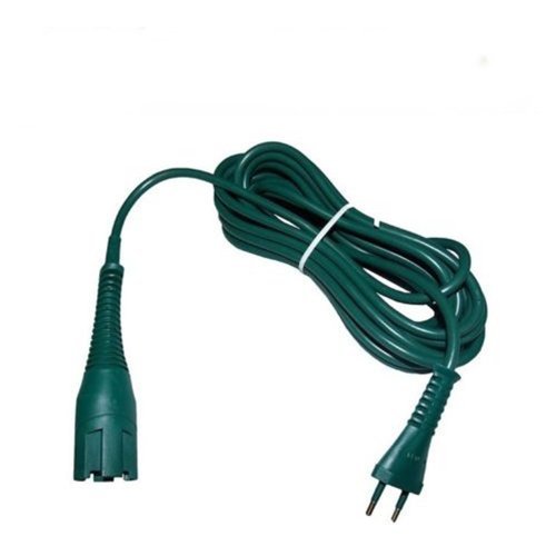 Vhbw Cavo Di Alimentazione 10m Per Aspirapolvere Vorwerk Folletto 130, 131 E SC, Colore Verde Scuro, Sezione 2x0,75 Mm²