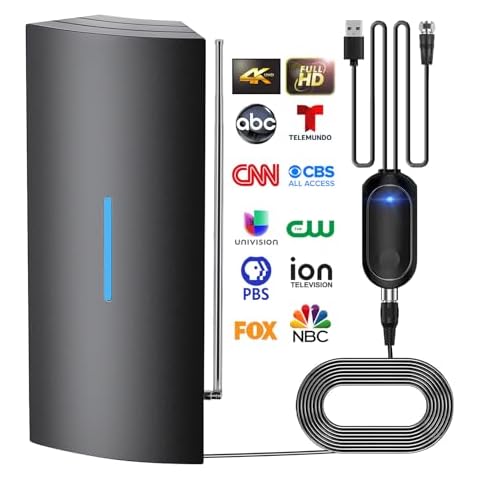 hd Antenna for tv Indoor, Digital Antenna for Smart tv Indoor with Amplifier Cover