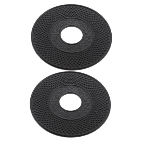 Hemobllo 2pcs Cast Iron Teapot Elegant Heat Insulation Pads for Japanese Style Tea Kettles Versatile Trivets for Teapot Accessories Tea Holder