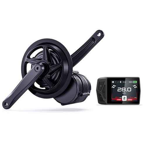 TONGSHENG TSDZ8 750W Mid-Drive Ebike Conversion Kit - Upgrade Your Ride with Powerful Electric Bike Kit (68mm/73mm BB Length