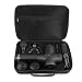 TANGDIAABBCC Joylab Premium Carrying Case for Hypervolt, Hard Protective EVA Case Durable for Hyperice Hypervolt Massage Gun and 5 Heads Pocket Accessories Pouch Zipper Case (Black 5 Heads Version)