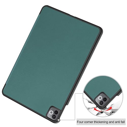 Image of ProElite Case Cover for Realme Pad 3 11.6 inch 2026 Case, Slim Trifold Flip case Cover for Realme Pad 3 11.6 inch 2026 Tablet [Auto Sleep Wake Feature], Dark Green