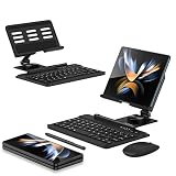 COQUE Samsung Galaxy Z Fold 4 Mobile Office Keyboard Kit,Phone AR Rotary Shaft+Touch Pen+Wireless Bl