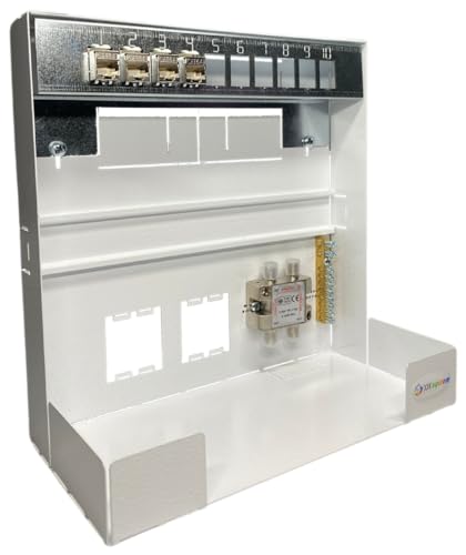 Coffret de Communication avec Support Box 4 RJ45 Grade 3TV + sans DTI