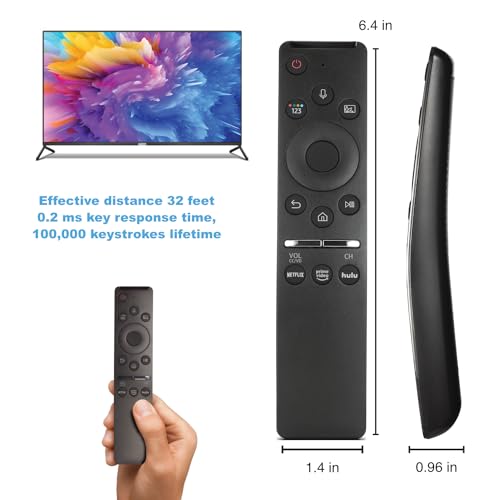 image for lazysunny Replacement Voice Remote for Samsung-TV-Remote, Compatible w