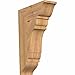 Olympic Traditional Smooth Bracket, 5.5" Width x 18" Depth x 26" Height, Western Red Cedar - EKENA MILLWORK BKT06X18X26OLY01SWR