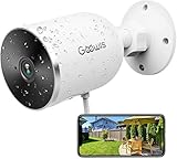 Cámaras de Vigilancia WiFi Exterior/Interior, Goowls 1080P Cámara IP WiFi Exterior con IP65 Impermeable, Cámaras de Seguridad, Visión Noturna, Audio Doble Vía, Detección de Movimiento, Control Remoto