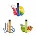 Produktbild Elf Bar 600 Nikotinfreie Einweg E-Zigarette Elfbar disposable e Shisha 550mAh, 600 Züge (Blue Razz Lemonade + Elfergy Ice + Apple Peach, 3er-Pack Geschmack)