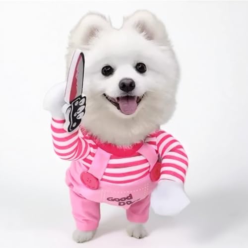 Disfraz Rosa Muñeca para Perros Mediano Halloween
