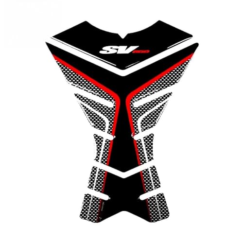 Autocollants de réservoir pour Suzuki SV650S SV650X protection anti-rayures noire
