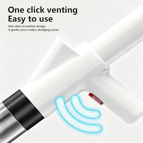 Hochdruck Abflussreiniger Pumpe,Toiletten Pömpel Abflussreiniger Pumpe, Pressluft Rohrreiniger, Rohrreiniger Druckluft Für Waschbecken, Toiletten, Badezimmer, Dusche, Küche, Weißer