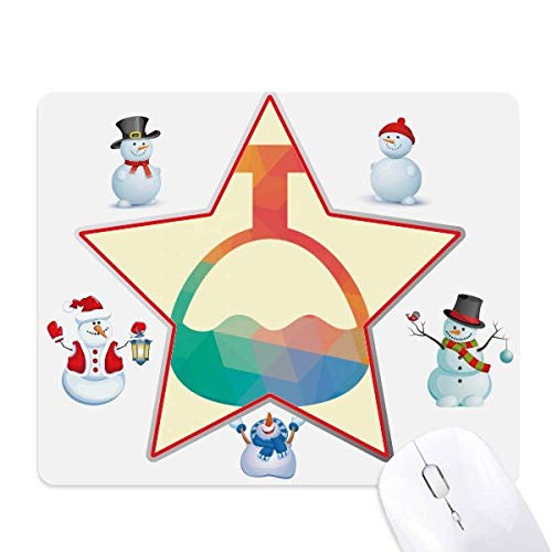 Tapis de souris anti-dérapant motif chimie et Noël pour stabiliser votre glisse