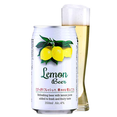 Amazon.co.jp: 期間限定 天然レモン果汁入り レモンビール（缶