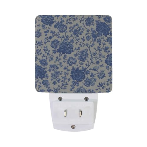 Lámpara de noche LED con sensor de luz azul miniatura 6