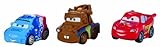 Cars Micro Drifters Lightning McQueen, Raoul Caroule and Mater Vehicle 3-Pack