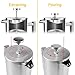 French Press Insulated Coffee Maker, ENLOY Double-Wall Stainless Steel Thermal Insulated Coffee and Tea Maker with Stainless Steel Screen and Coffee Powder Spoon, Rust-Free, Dishwasher Safe, 34 Oz