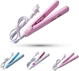 مكواة فرد شعر صغيرة من السيراميك، متعددة الألوان