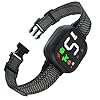 Meloive Collier Anti Aboiement Chien,Collier Anti-aboiement Intelligent,4 Modes Son/Vibration/Choc Statique,IP67 Étanche et Rechargeable pour Petit Gros Chien,Noir