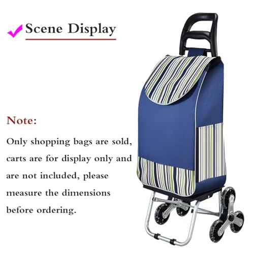 Machtiging Ersatztaschen FüR Einkaufswagen,wasserdichte Faltbare Ersatztasche für Einkaufswagen,Ersatztasche für einkaufstrolley,Große Kapazität,ErhöHen Sie Ihr Einkaufserlebnis üBer – Bild 7