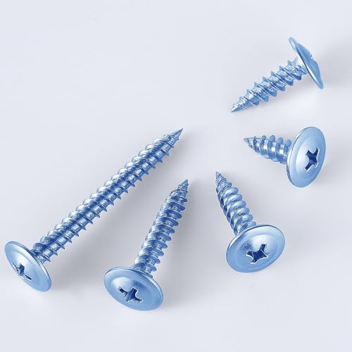 Image of Wensilon(300 pcs)#6x1-1 /4 inch Phillips Truss Head Wood Screws Galvanizing Quick Metal Self Tapping.