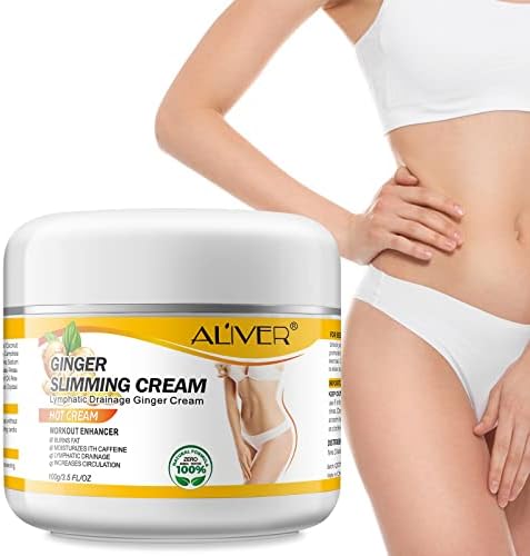 HXTMKT Fat Burning Ginger Cream, Ginger Firming Cream Anti Cellulite, Hot cream for Cellulite Belly Fat Burner and Tightening, Body Slimming Weight Loss Workout Sweat Enhancer for Women Men 3.5 FLoZ