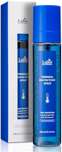 LADOR Thermal Heat Protection Spray (100ml) Heat & UV Protection Hair Nourishing Spray | Conditions, Reduces Frizz, Improves Elasticity | Korean Hair Care Products