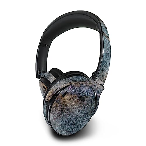 Image of MightySkins Glossy Glitter Skin Compatible with Bose QuietComfort 45 Headphones Galactic Landscape | Protective, Durable High-Gloss Glitter Finish | Easy to Apply