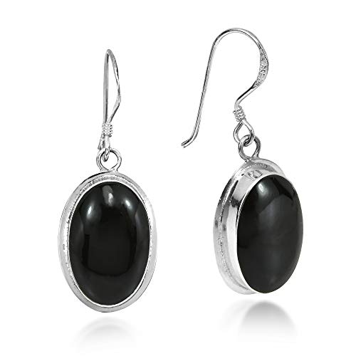 Boucles d'oreilles en argent et onyx noir parfaites pour sublimer vos tenues de soirée