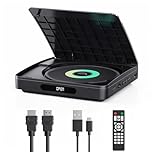 Yoton DVD Player for TV, with HDMI, Full HD Multi Region, Remote Control and Type-C Cable Included, for Home Stereo System, USB Port (Not Blu-ray)
