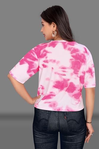 Image of Regolith Designer Sarees Women's Spandex Solid Half Sleeve Regular Fit T-Shirt