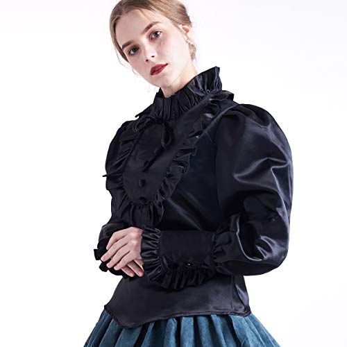 BLESSUME Medieval Victorian Blouse Women Vintage Lolita Top (2XL) steampunk buy now online