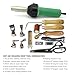 Hot Air Welding Gun PVC Professional Roofing Welding Kits 120V Welding PVC TPO EPDM Single Ply Roofing Membranes 1600W Welding Vinyl Flooring Coverings Linoleum Thermoplastics