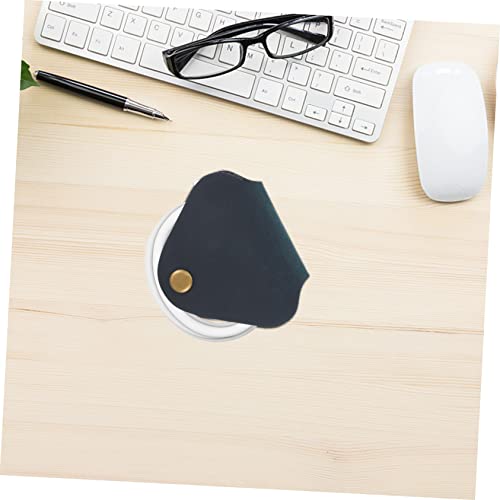 ARTIBETTER 6pcs Cable Organizers de Material de Cuero para Gestión de Cables Bajo Escritorio, Organizador para Auriculares, Enrollador de Cables miniatura 4
