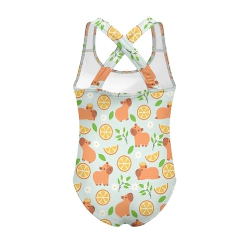 Image of Girls One Piece Swimsuits Size 5-14 Kawaii Gymnastics Leotard for Beach Vacations