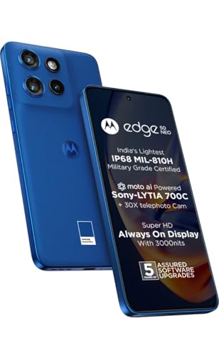 Image of Motorola Edge 50 Neo 5G (Pantone Nautical Blue, 8GB RAM, 256GB Storage)