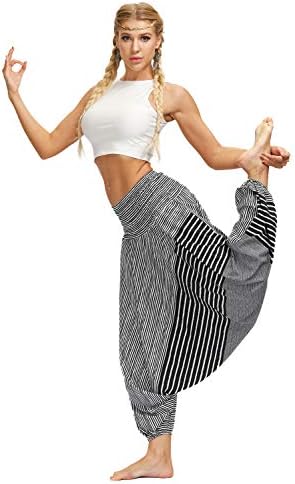 PIZOFF Yoga Harem Pants Women's High Waist Baggy Hippie Boho Aladdin Pants 4 PIZOFF Yoga Harem Pants Women's High Waist Baggy Hippie Boho Aladdin Pants