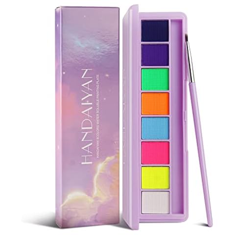 Körperbemalung Wasseraktivierte Eyeliner-Palette Hochpigmentiertes Make-up Cover