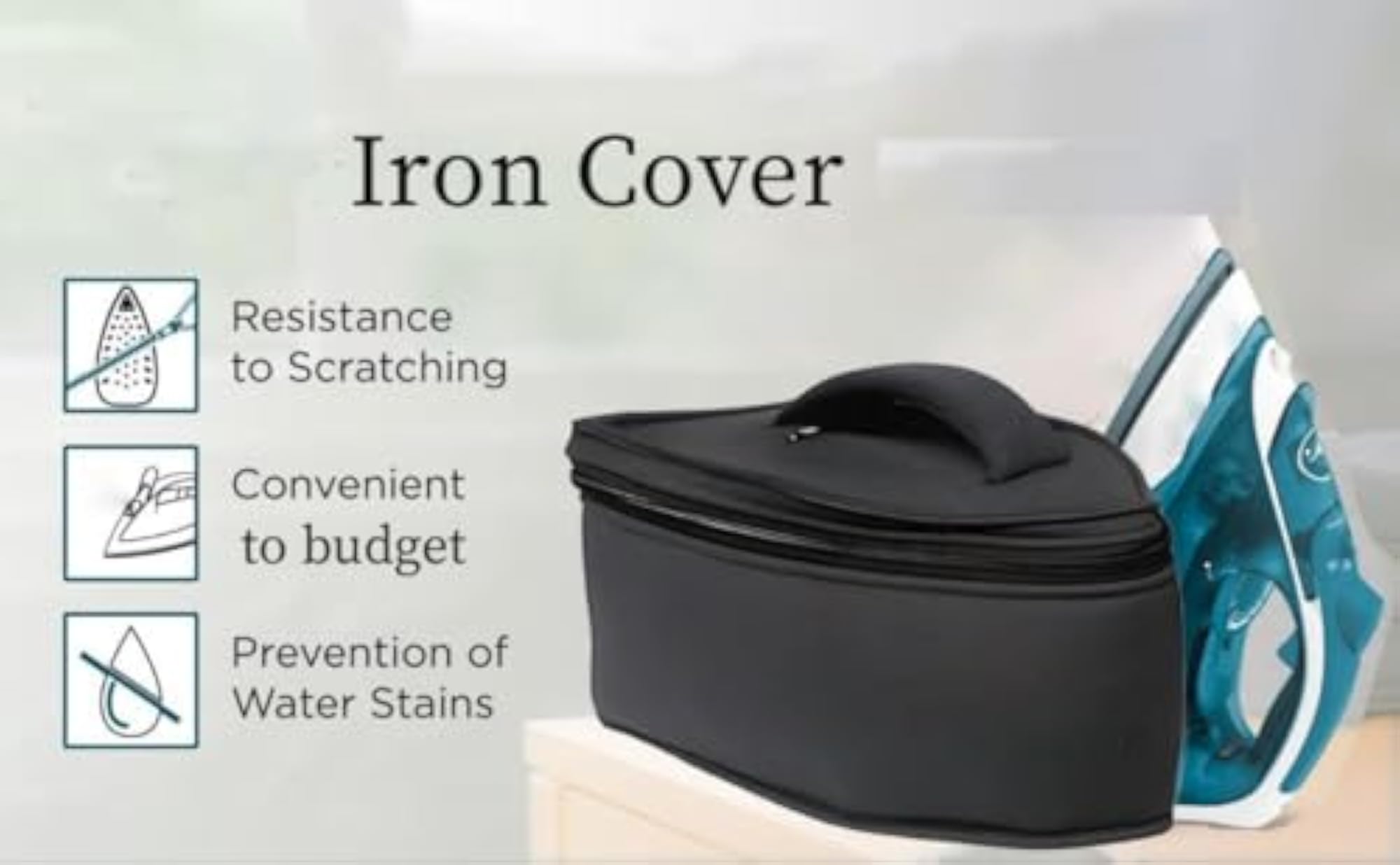 Portable Iron Storage Cover, Travel Bag with Handle