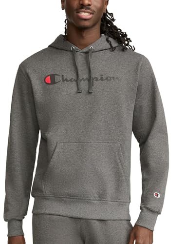 Champion Men's Powerblend Fleece Pullover Hoodie...